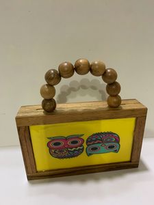 Mdf Wooden Clutch