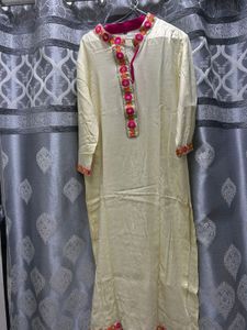 Beautiful Krti With Heavy Lace ❤️M Size