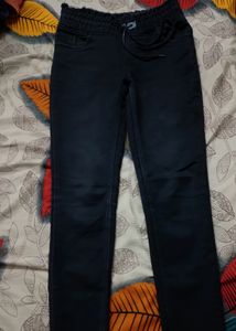 High Waist Skinny Fit Black Jeans