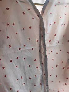 Love Print Beige Shirt