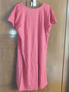 Cute Pink T-Shirt Dress