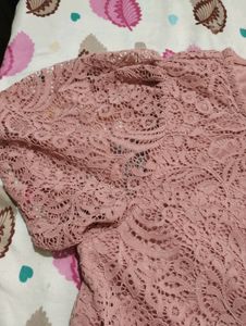 Pink Puff Sleeve Top