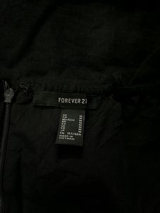 Forever 21 Black Backless Dress
