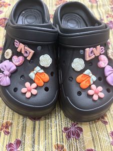 Decorated Black Clogs product from Thailand