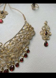 Heavy Necklace Silver Golden Touch
