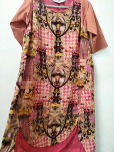 Multicolour Kurtha