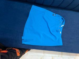 Blue Mini Skirt