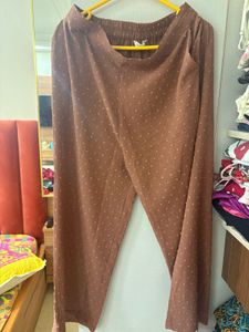 Brown Button-Up co ord set