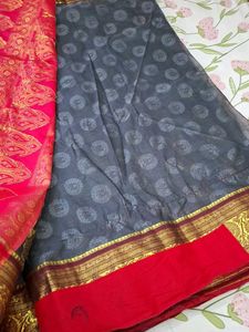 Grey Saree
