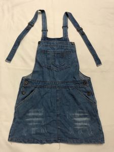 Denim Overall Dress