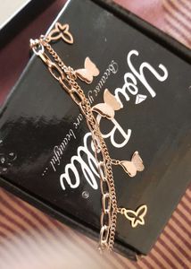 Rose Gold Butterfly Bracelet