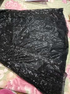 Black Sequin Embellished Lehnga