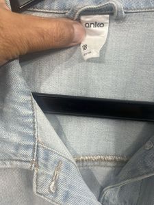 Unique Denim Jacket with Patches