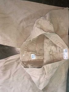 Vintage Tan Beige  Denim Jeans