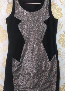 Women&#39;s Black Sequin Dress