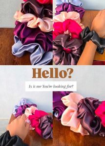 Satin Scrunchie Set