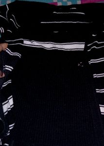 Zabra Line Wool Sweater Girls Feviret...