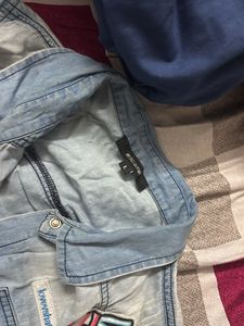 Denim Button-Down Shirt