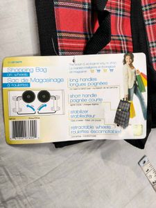 Red Plaid Car Organizer