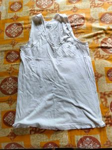 White Cotton Inner Vest (85cm)