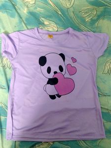 Panda Printed Women T-Shirt