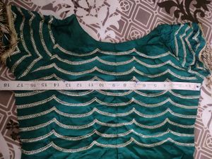 Green Sharara Suit with Dupatta