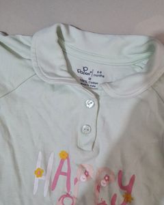 Baby Girls Daily Wear Top And Skirt 2