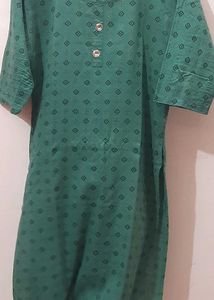 Green Print Kurti