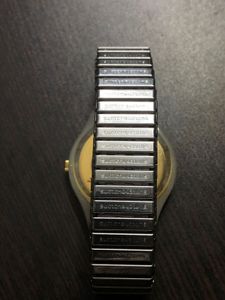 Swatch Golden Ladies Watch Strechable Metal Strap