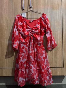 Floral Print Mini Dress