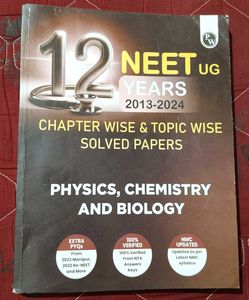 12 Years PYQ Book PW Neet