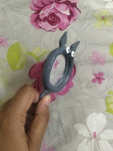 Totoro Hand Mirror &amp; Figure 🩶 🪞