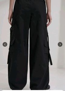 Tokyo Talkies Black Parachute Pants.