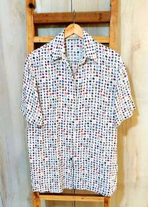 Multicolour Cotton Shirt Size-42