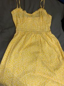 H&M Dress In Yellow