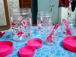 Floral Kitchen Canister Set Of 4