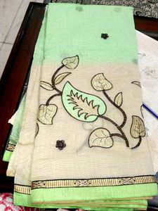 chanderi cotton saree