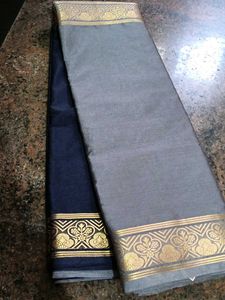 Elegant Grey Saree