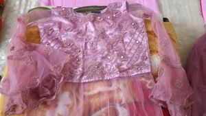 Beautiful Net Lehenga With Long Top
