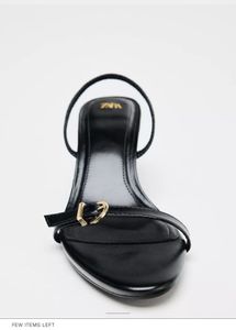 Zara Buckle Heeled Sandals