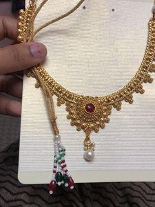 Meghdoot Gold-Plated Necklace
