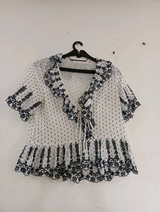 Floral Embroidered Top
