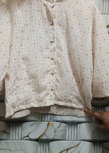 Floral Button-Up Top