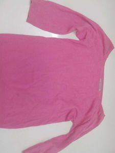 ZARA TOP Pink Knit