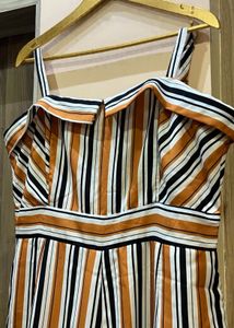 FabAlley Striped jumpsuit