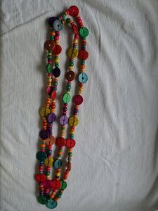 Multicoloured Double Layer Fancy Chain