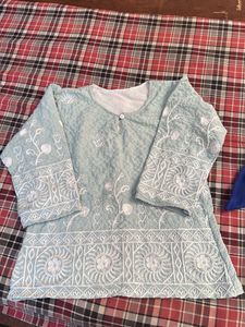 Green Kurti And Dress