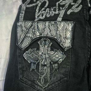 Low Waist Goth / Vintage /Y2K Denim Jeans