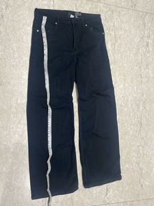Wide Leg Black Jeans