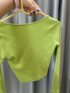 Corset Top Green Colour